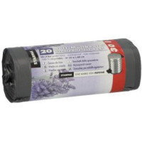 STARPAK Mülleimerbeutel mit Duft, LDPE, 30 Liter, grau