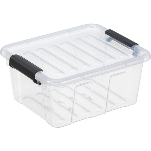 plast team Aufbewahrungsbox HOME BOX, 1,5 Liter, transparent