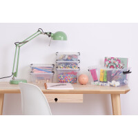 plast team Aufbewahrungsbox HOME BOX, 2,0 Liter, grau-