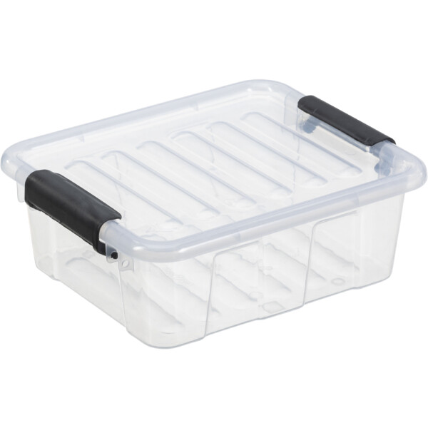 plast team Aufbewahrungsbox HOME BOX, 1,5 Liter, grau-