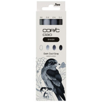 COPIC Marker ciao, 3+1 Set SHADE "Dark Cool Gray"