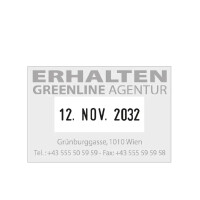 COLOP Datumstempel 2360 Green Line, 4-zeilig, mit Gutschein