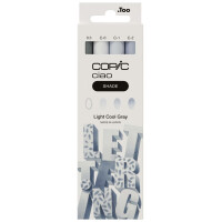 COPIC Marker ciao, 3+1 Set SHADE "Light Cool Gray"