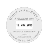 COLOP Datumstempel Printer R 45-Dater, rund, schwarz