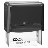 COLOP Textstempel Printer C60, 8-zeilig, schwarz