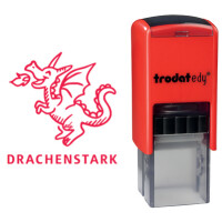 trodat Motivationsstempel Edy "Drache", rot