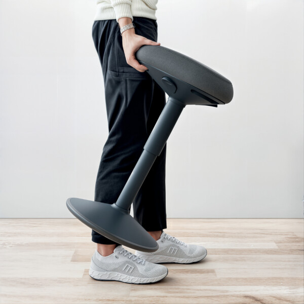 LEITZ Sitzhocker Ergo Active mit Komfortsitz, hellgrau