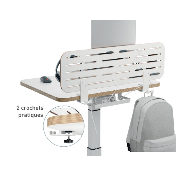 LEITZ Pegboard Schreibtisch-Organizer, gro&szlig;, wei&szlig;