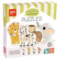 APLI kids Puzzle "My first Savanna", 16 Teile