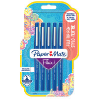 Paper:Mate Faserschreiber Flair, 5er Blister, schwarz