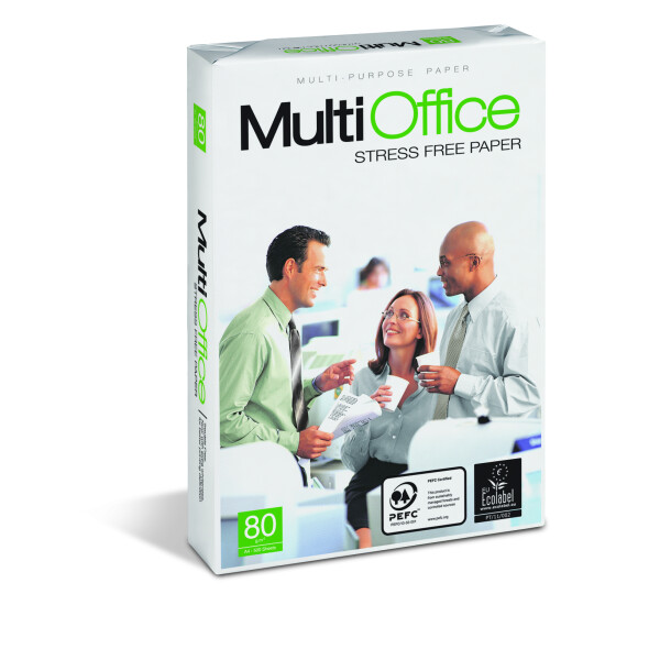 MULTIOFFICE Businesspapier weiß A4 80g - 1 Palette (100.000 Blatt)