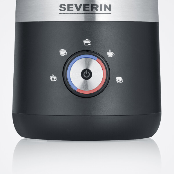 SEVERIN Milchaufschäumer SM 3588, Edelstahl schwarz