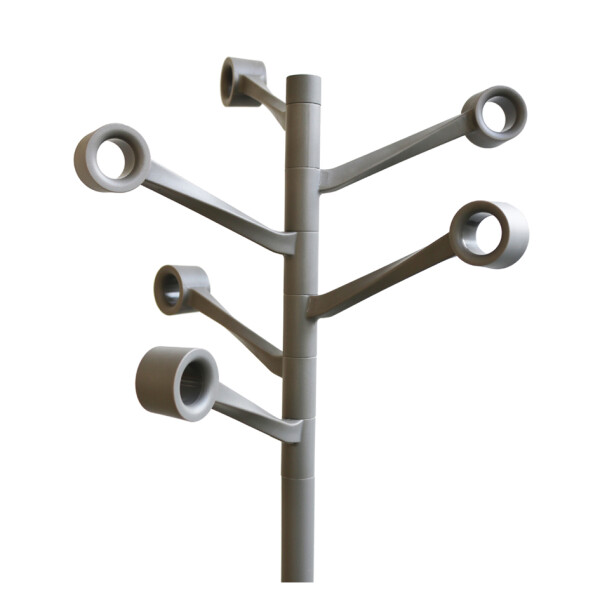 UNiLUX Garderobenständer BOURGEON, Höhe: 1.740mm, metallgrau