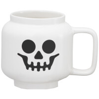 LEGO Kaffeetasse SKELETON, 530 ml, weiß, im Karton