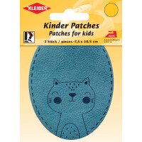 KLEIBER Applikation "Zebra", hellblau, 2er Blister