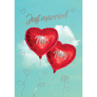 CACTUS Hochzeitskarte "Mr & Mrs...