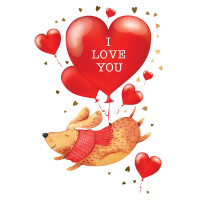 CACTUS Grußkarte "I love you"