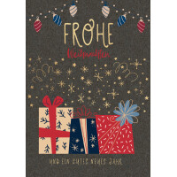 CACTUS Weihnachtskarte "Geschenke"