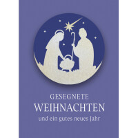 CACTUS Mini-Weihnachtskarte "Weihnachtsmann"