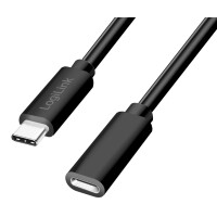 LogiLink USB 2.0 Verlängerungskabel, schwarz, 1,0 m
