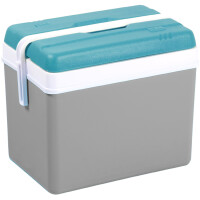 EDA Kühlbox, Kunststoff, 35 Liter, grau lagunenblau