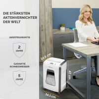 Fellowes Aktenvernichter Powershred 15C, weiß, Partikel