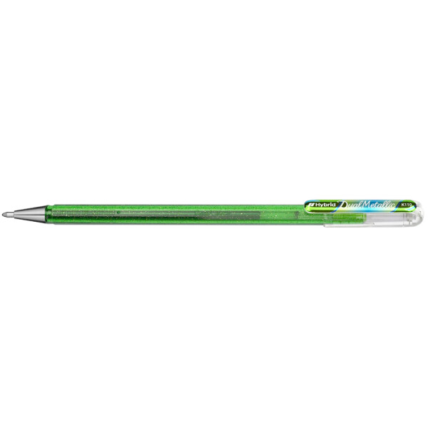 Pentel Hybrid Gel-Tintenroller "Dual Pen", rosa grün