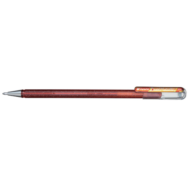 Pentel Hybrid Gel-Tintenroller "Dual Pen", rosa grün