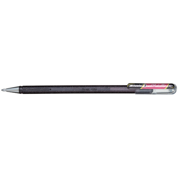 Pentel Hybrid Gel-Tintenroller "Dual Pen", rosa grün