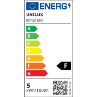 UNiLUX LED-Tischleuchte NOVY, Standfuß, schwarz