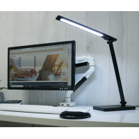 UNiLUX LED-Tischleuchte NOVY, Standfuß, schwarz