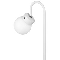 Hansa Akku LED-Stehleuchte Flare bubble, weiß matt