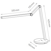 Hansa LED-Tischleuchte "Cascade",...