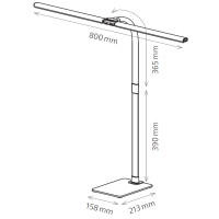 Hansa LED-Tischleuchte "Novano",...