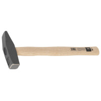 Bradas Schlosserhammer, 500 g, mit Holzstiel