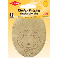 KLEIBER Applikation "Panda", rot, 2er Blister