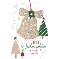 CACTUS Weihnachtskarte "Schneemann", mit...