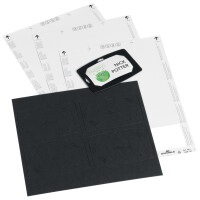 DURABLE Namensschild aus Recycling-Papier, 40 x 75 mm