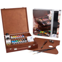 ROYAL TALENS Van Gogh Holzkoffer-Set Ölfarbe...