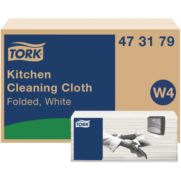 TORK Küchen-Reinigungstücher, 415 x 355 mm, weiß