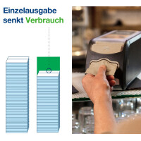 TORK Xpressnap Fit Spender-Servietten, 213 x 165 mm, weiß