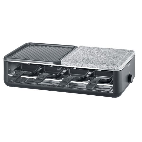 SEVERIN Raclette-Grill RG 2366, Naturgrillstein Grillplatte
