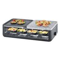 SEVERIN Raclette-Grill RG 2366, Naturgrillstein Grillplatte
