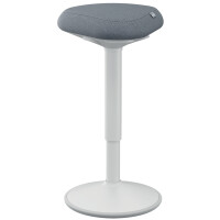 LEITZ Sitz-Steh-Hocker Ergo Active mit Komfortsitz, hellgrau