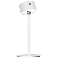 Hansa Akku LED-Tischleuchte "Flare ombre", Standfuß, weiß