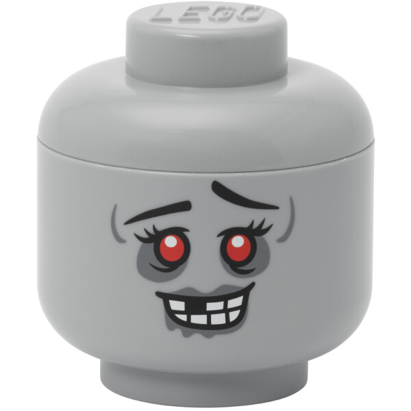 LEGO Mini-Aufbewahrungskopf STORAGE HEAD SILLY, 360 ml, gelb