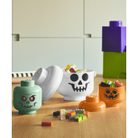 LEGO Mini-Aufbewahrungskopf STORAGE HEAD SILLY, 360 ml, gelb