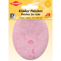 KLEIBER Applikation "Giraffe", rosa, 2er Blister