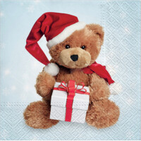 SUSY CARD Weihnachts-Motivservietten "Teddy"