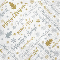 SUSY CARD Weihnachts-Motivservietten "Teddy"